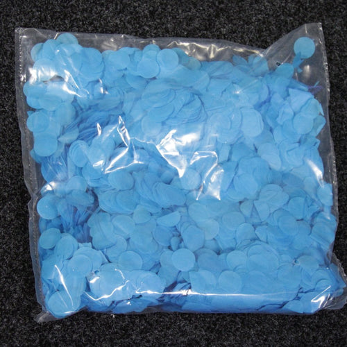 Tissue Circle Confetti (sold in 1kg, bags of 200g each)